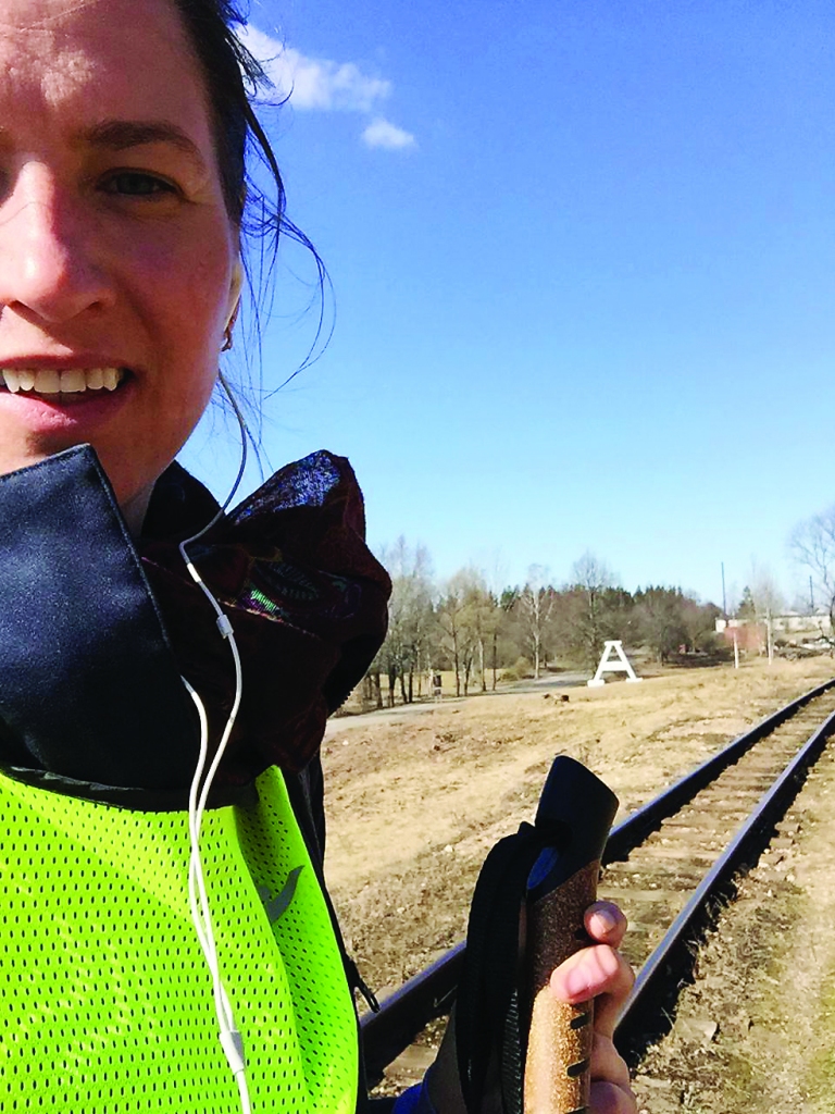 30.martā Sanita nogājusi posmu no Gulbenes līdz Alūksnei viena, bet 4.maijā viņa aicina pievienoties ikvienu, kam patīk staigāt.
Autors: no privātā arhīva