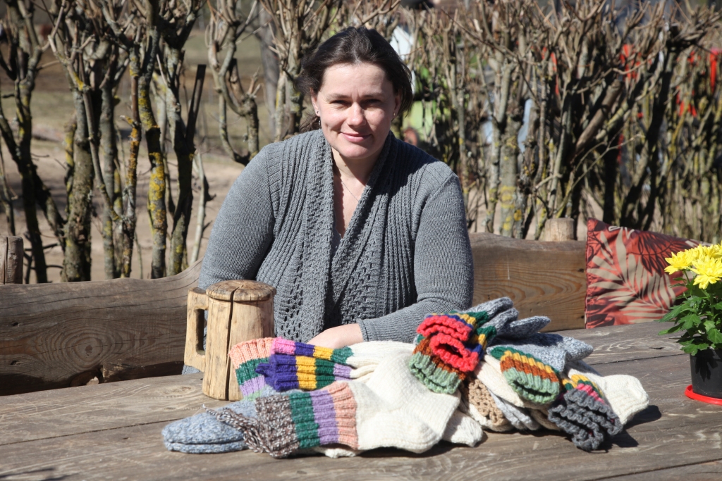 Vineta Ābola kopā ar ģimeni svinēs 
Lieldienas latviskā garā.
Autors: Gatis Bogdanovs