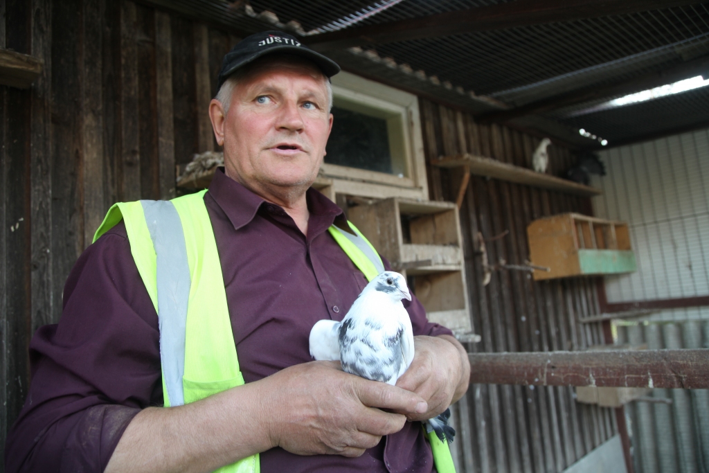 Tā kā uz zemes un debesīs ir ienaidnieki, tad Māris Ceplītis savus putnus tur būros.
Autors: Gatis Bogdanovs