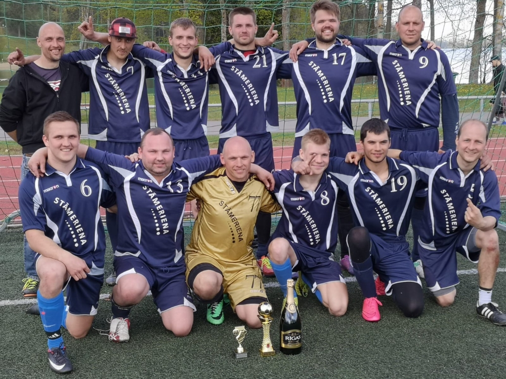 Stāmerienas spēlētāji - Alūksnes futbola turnīra 