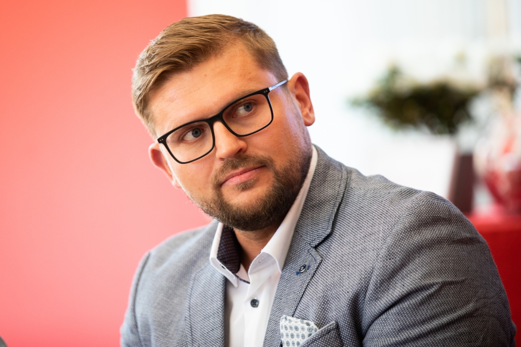 Bankas Citadele meitas uzņēmuma “CBL Asset Management” vadītājs Kārlis Purgailis.
Autors: Publicitātes foto