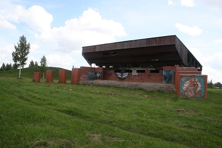 Gulbenes pilsētas brīvdabas estrāde 2013.gadā.
Autors: www.gulbene.lv