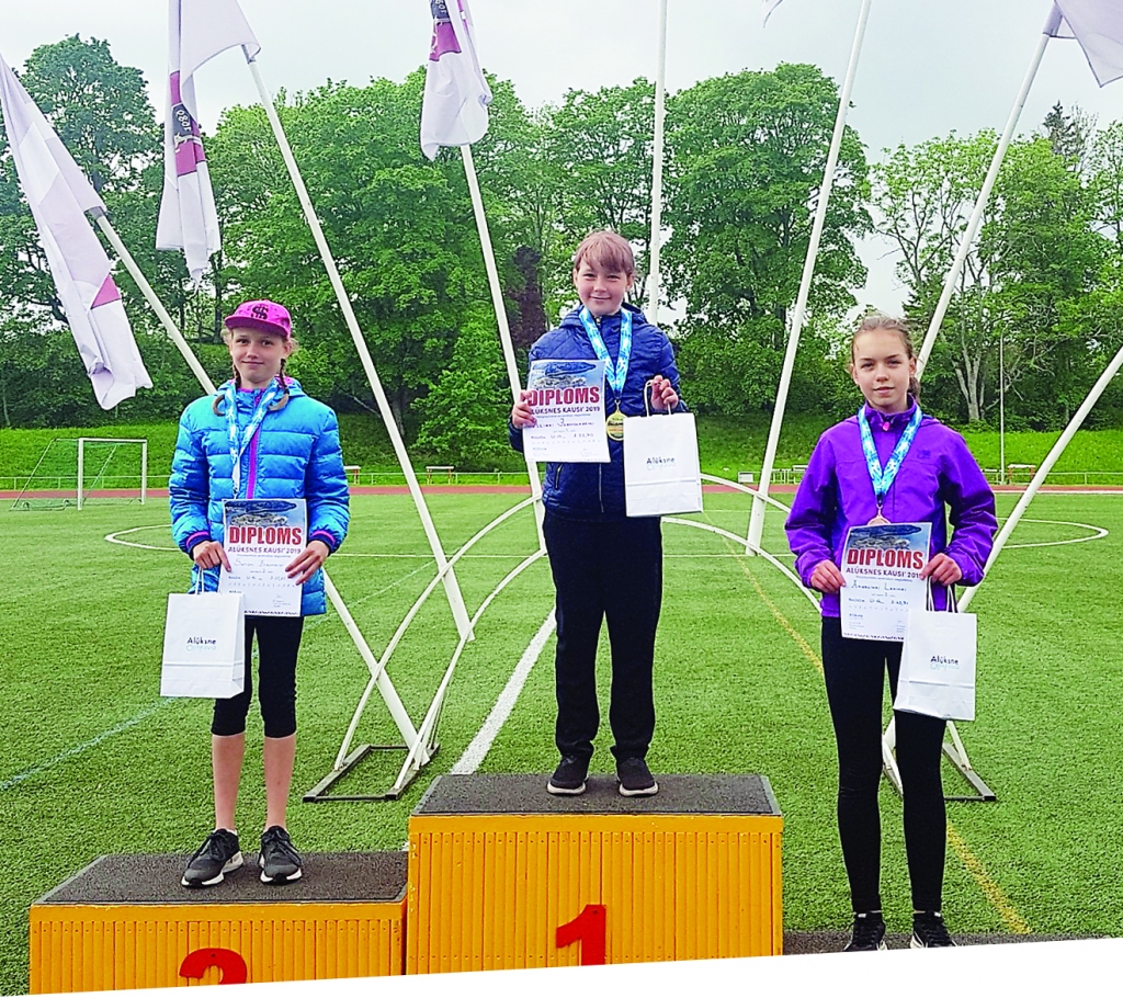 Sintijai Birzniecei – 2.vieta 1000 m U14.
Autors: no personiskā arhīva