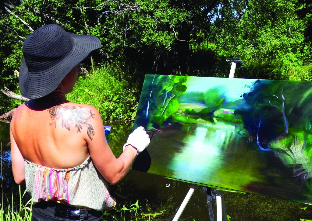 Pērn mākslas plenērs “Izglezno novadu” notika Tirzas pagastā.  
Autors: no “Dzirksteles” arhīva