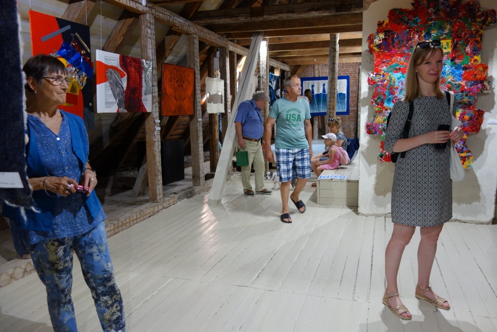 Izstādes atklāšana.
Autors: LMA Tekstilmāksla (facebook.com)