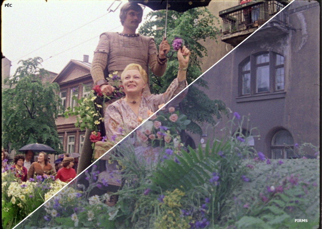 Saruna ar karalieni.
Autors: no Nacionālā Kino centra arhīva