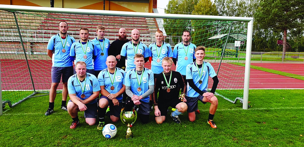 Komanda ”Lizums/Stradi” pēc spēles.  
Autors: turnīra arhīva