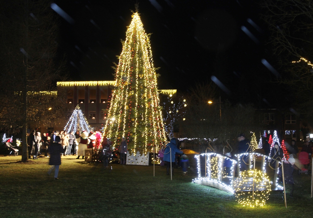 Līdz nākamā gada sākumam gulbenieši un pilsētas viesi diennakts tumšajā laikā varēs izbaudīt rotājumu burvību centrālajā skvērā.
Autors: Gatis Bogdanovs
