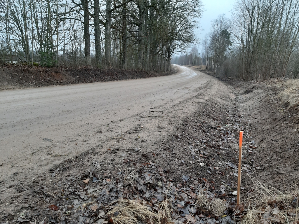 Ir labās un sliktās dienas. Sausā laikā ceļa posms Tirza-Lizums ir salīdzinoši gluds, pēc lietavām - izdangāts.   
Autors: Gatis Gogdanovs