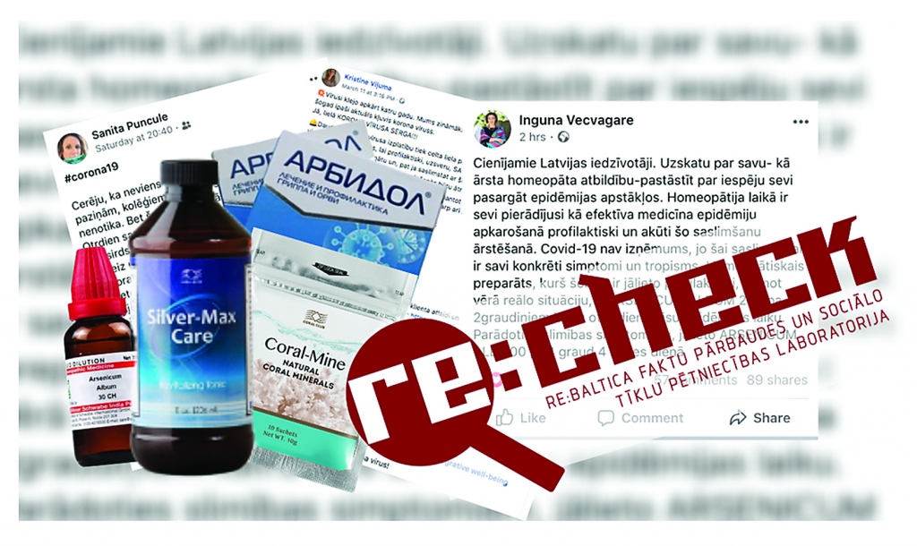 brīnumlīdzekļus to izplatītāji sociālajos tīklos iesaka aizsardzībai pret COVID-19 un pat tā ārstēšanai. Viņu paustais ir bez pierādījumiem, to izpētījuši žurnālisti no “Re:Baltica”. 
Autors: Ekrānšāviņš: no rebaltica.lv