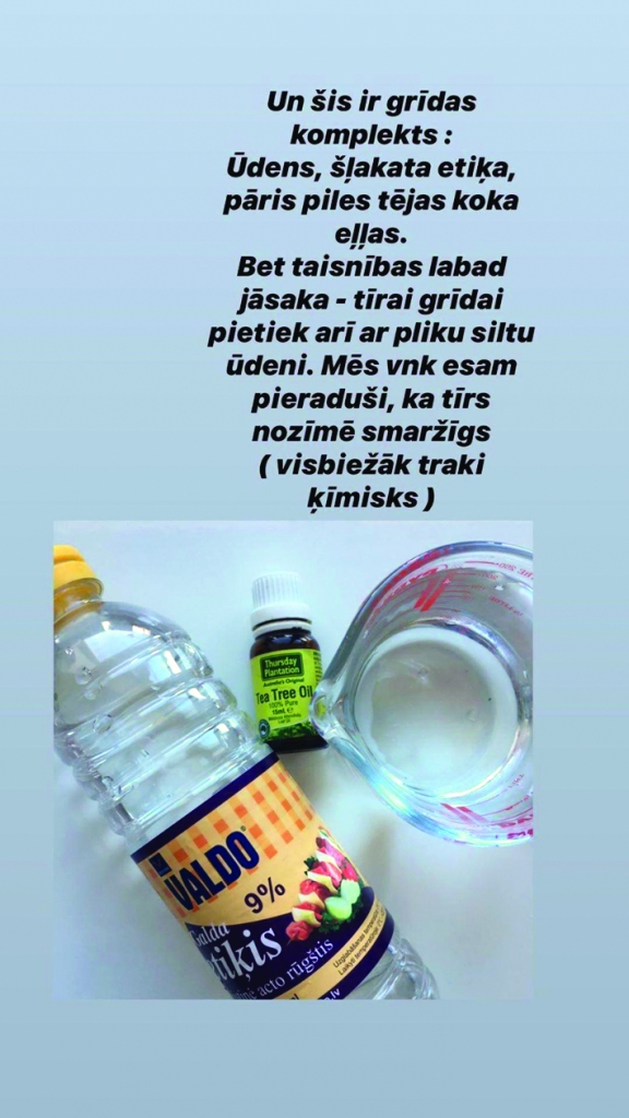 Tīrība neprasa daudz. Lai pagatavotu tīrīšanas līdzekļus mājās, būs nepieciešami ūdens, etiķis un soda!
Autors: Ritas Garbuzovas
