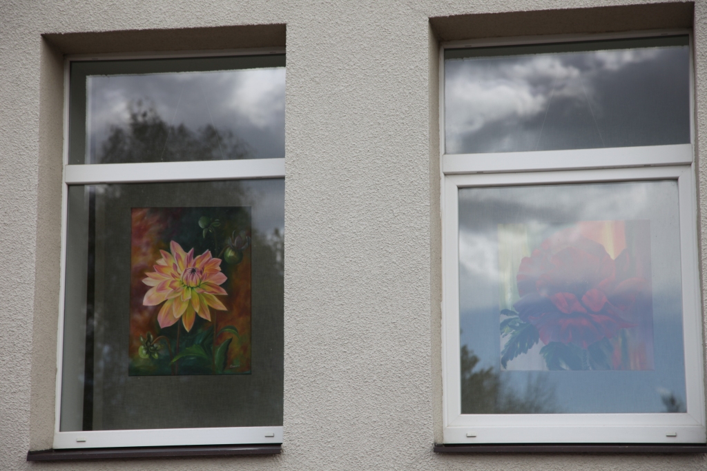 Šobrīd Gulbenes kultūras centra logos var aplūkot Sandras Semenkovičas gleznas.
Autors: Gatis Bogdanovs