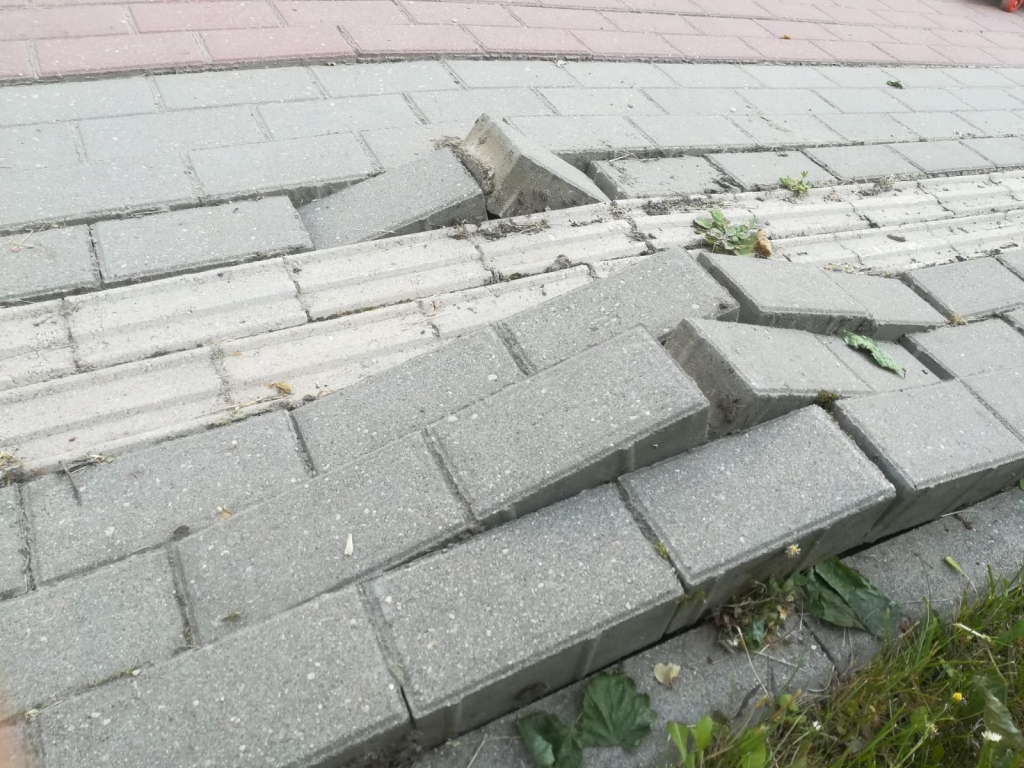 Kāds lasītājs atsūtījis laikrakstam “Dzirkstele” foto ar izceltu bruģi, ko nofotografējis pie mājas Rīgas ielā 13.
Autors: no personiskā arhīva