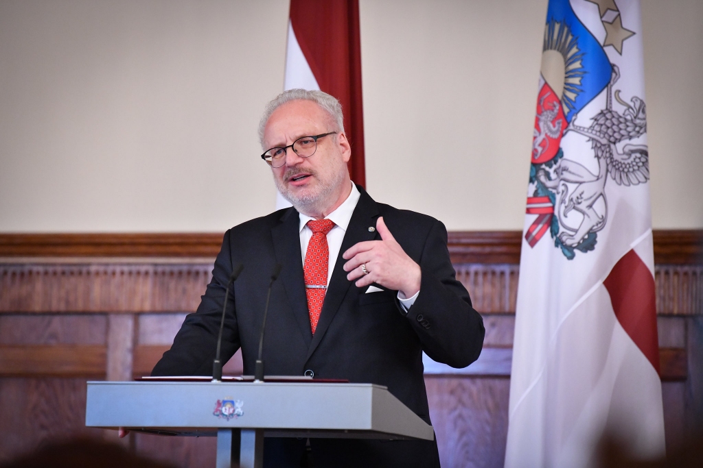 Valsts prezidents Egils Levits: “Kādi republikas austrumu rajoni – Latgalē līs! Arī tā ir identitātes veidošana.”
Autors: Līga Vīksna