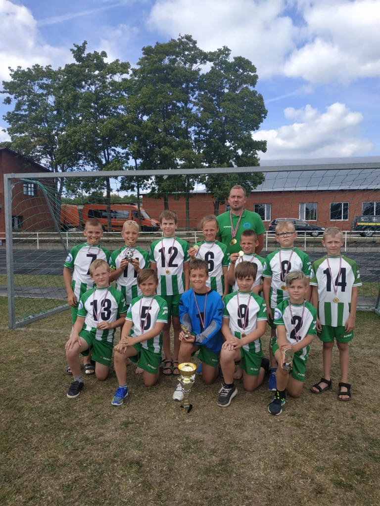 U-10 komanda ZA čempionātā.
Autors: no privātā arhīva