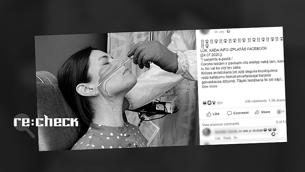 “Re:Check” ir Baltijas pētnieciskās žurnālistikas centra “Re:Baltica” paspārnē strādājoša virtuāla faktu pārbaudes un sociālo tīklu pētniecības laboratorija. Vērtējumu piešķir vismaz divi redaktori vienojoties. 
Ja arī jūs redzat apšaubāmu 
apgalvojumu, sūtiet to uz e-pastu: 
recheck@rebaltica.com.