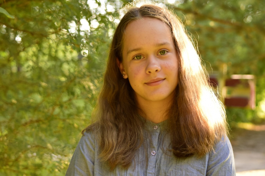 Evelīna Pētersone, skolniece