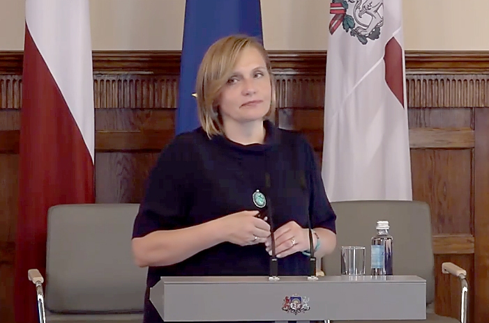 Latvijas Ārstu biedrības vadītāja Ilze Aizsilniece.
Autors: 