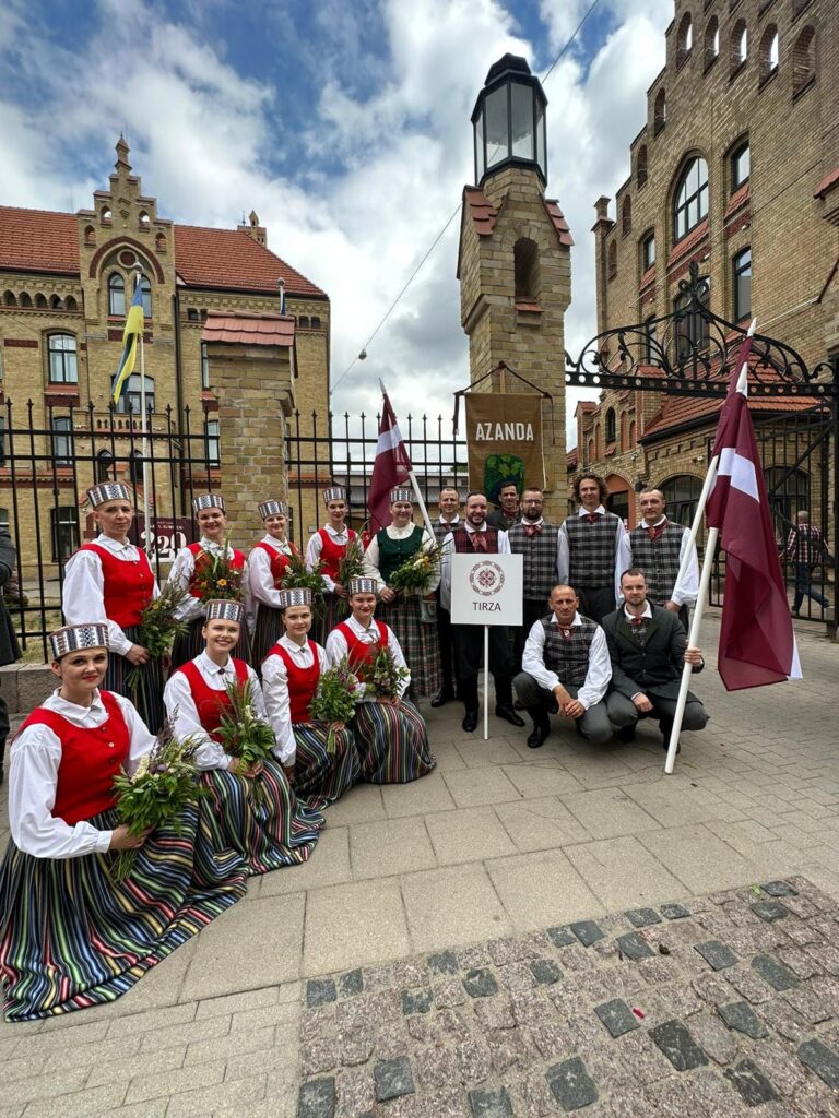 Pēc gājiena.
Autors: Foto: "Facebook"/Tirzas pagasts