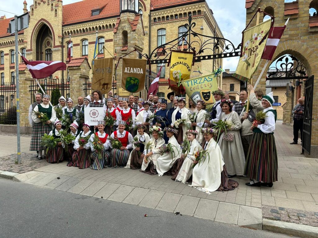 Pēc gājiena.
Autors: Foto: "Facebook"/Tirzas pagasts