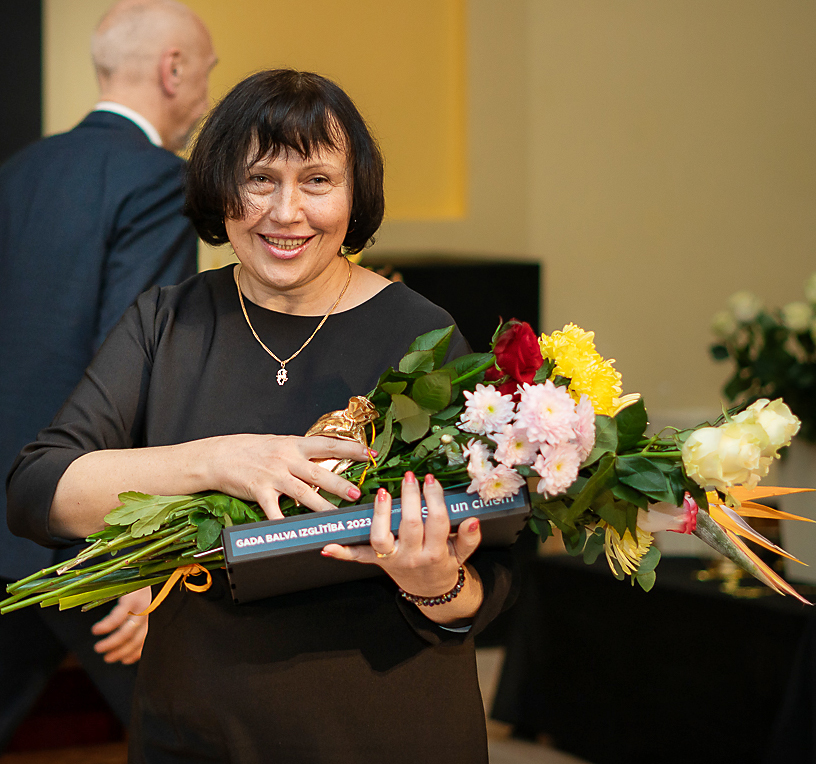 Nominācijas “Sev un citiem” laureāte Vita Medniece.
Autors: Foto: Aleksandrs Lustiks