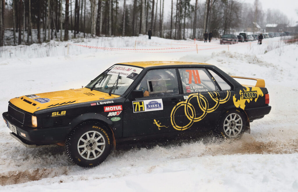 Starp septiņām “Historic” ekipāžām Jānis Krevics/Mārcis Krevics finišēja ceturtie. 
Autors: Foto: Gatis Bogdanovs