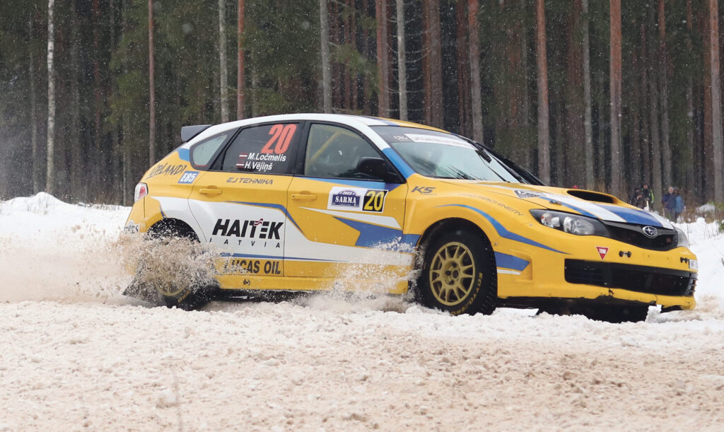 Mārtiņš Ločmelis/Harijs Vējiņš ar “Subaru Impreza STI” kopvērtējumā ierindojās augstajā 11.vietā.
Autors: Foto: Gatis Bogdanovs