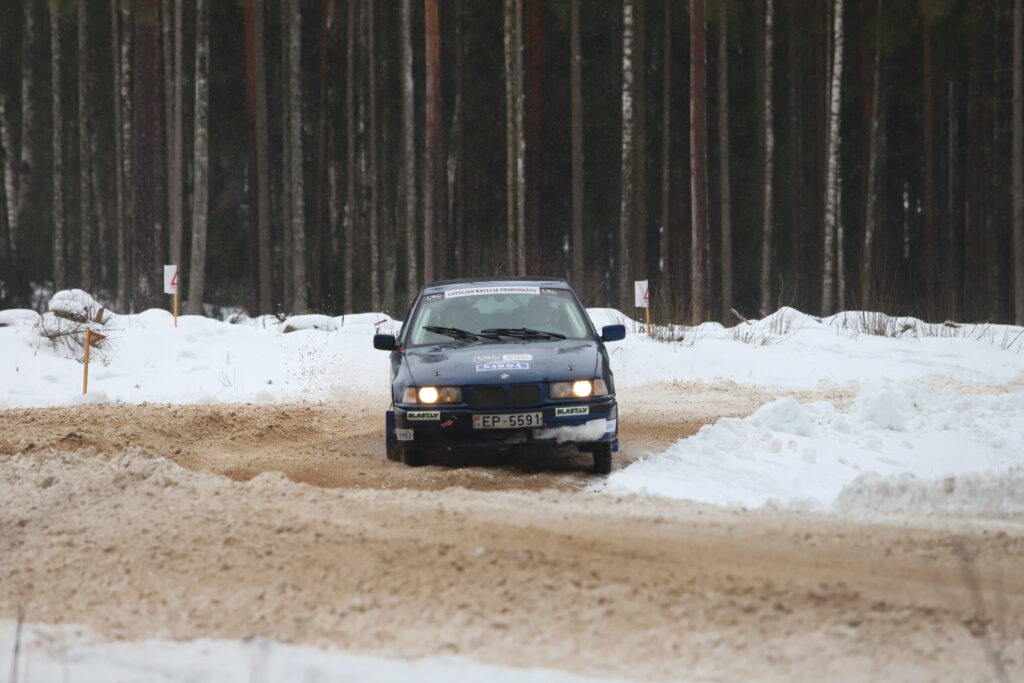 Rallijsprinta ieskaitē ar Gulbeni saistītie Atis Ozoliņš/Nauris Šlanks (“BMW”) - devītie, taču savā (RK9) klasē viņi kāpa uz goda pjedestāla trešā pakāpiena
Autors: Foto: Gatis Bogdanovs