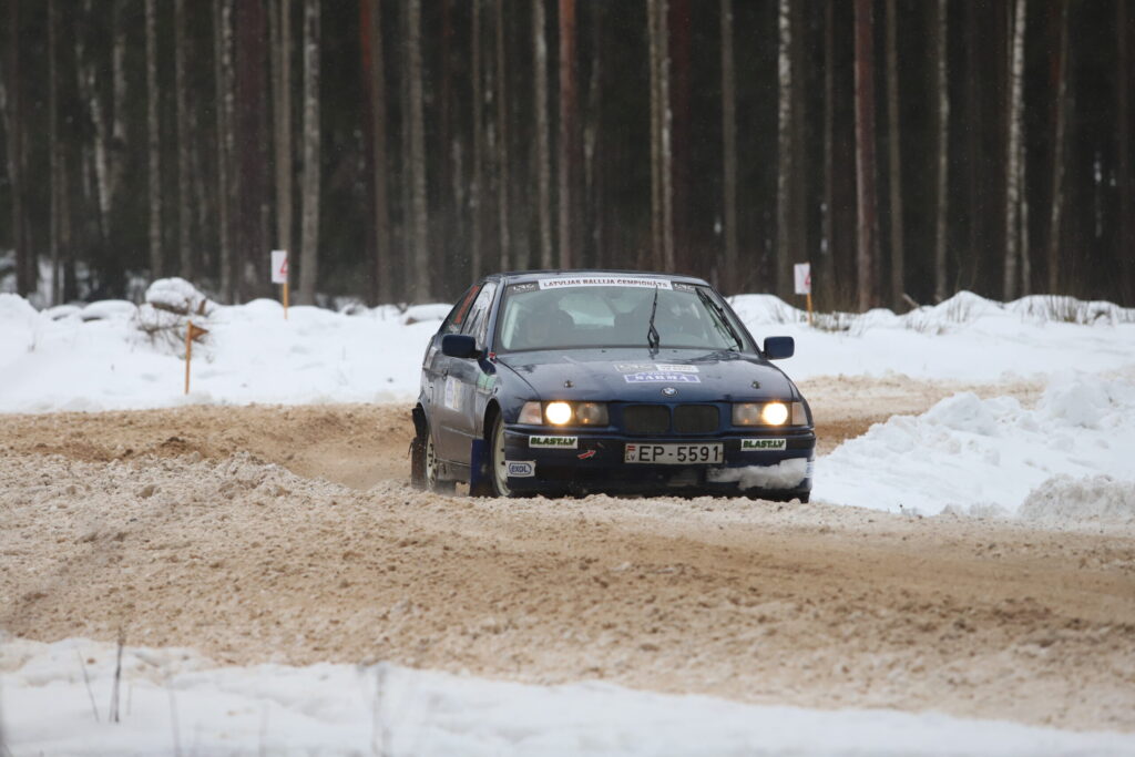 Rallijsprinta ieskaitē ar Gulbeni saistītie Atis Ozoliņš/Nauris Šlanks (“BMW”) - devītie, taču savā (RK9) klasē viņi kāpa uz goda pjedestāla trešā pakāpiena
Autors: Foto: Gatis Bogdanovs