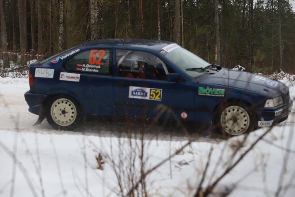 Rallijsprinta ieskaitē ar Gulbeni saistītie Atis Ozoliņš/Nauris Šlanks (“BMW”) - devītie, taču savā (RK9) klasē viņi kāpa uz goda pjedestāla trešā pakāpiena
Autors: Foto: Gatis Bogdanovs