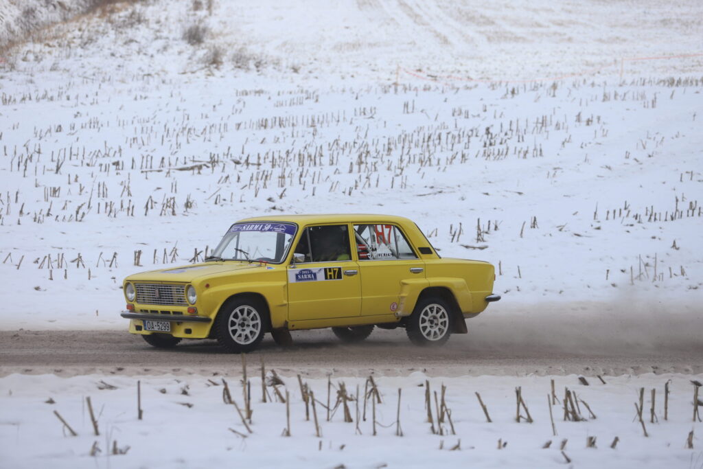 VIESTURS TILGASS/ JĀNIS PUĶĪTS bija spiesti izstāties jau pirmajā ātrumposmā.
Autors: Foto: Gatis Bogdanovs