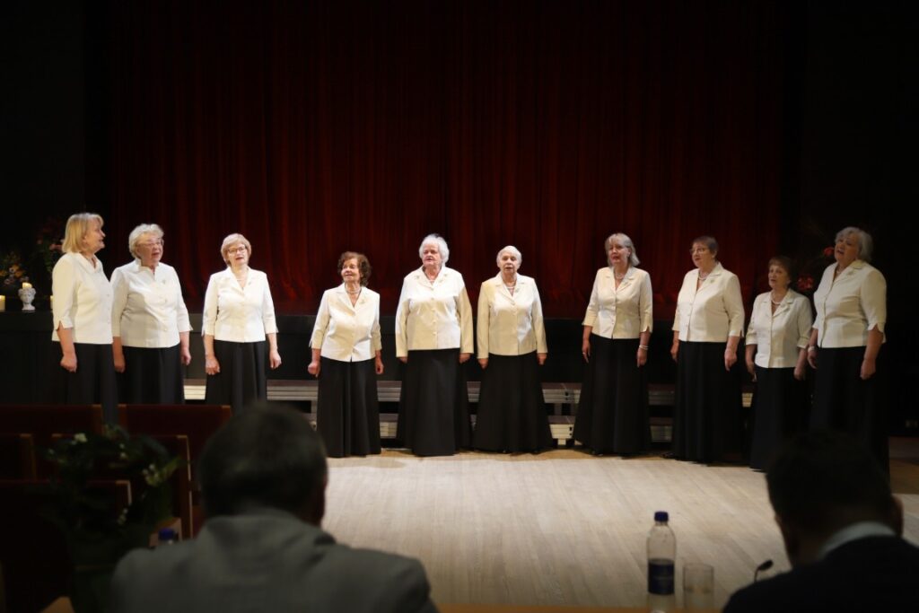 STRADU pagasta senioru sieviešu vokālais ansamblis “Baltābele”.
Autors: Foto: Gatis Bogdanovs