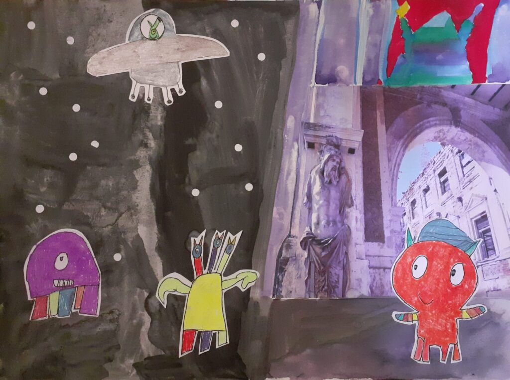 Autors: Zīmējums: Kārlis Aldersons (8 gadi).