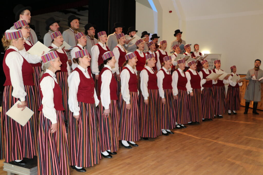 Koris “Harmonija” dziesmu un deju svētku koru koprepertuāra pārbaudes skatē.
Autors: Foto: Dace Plaude