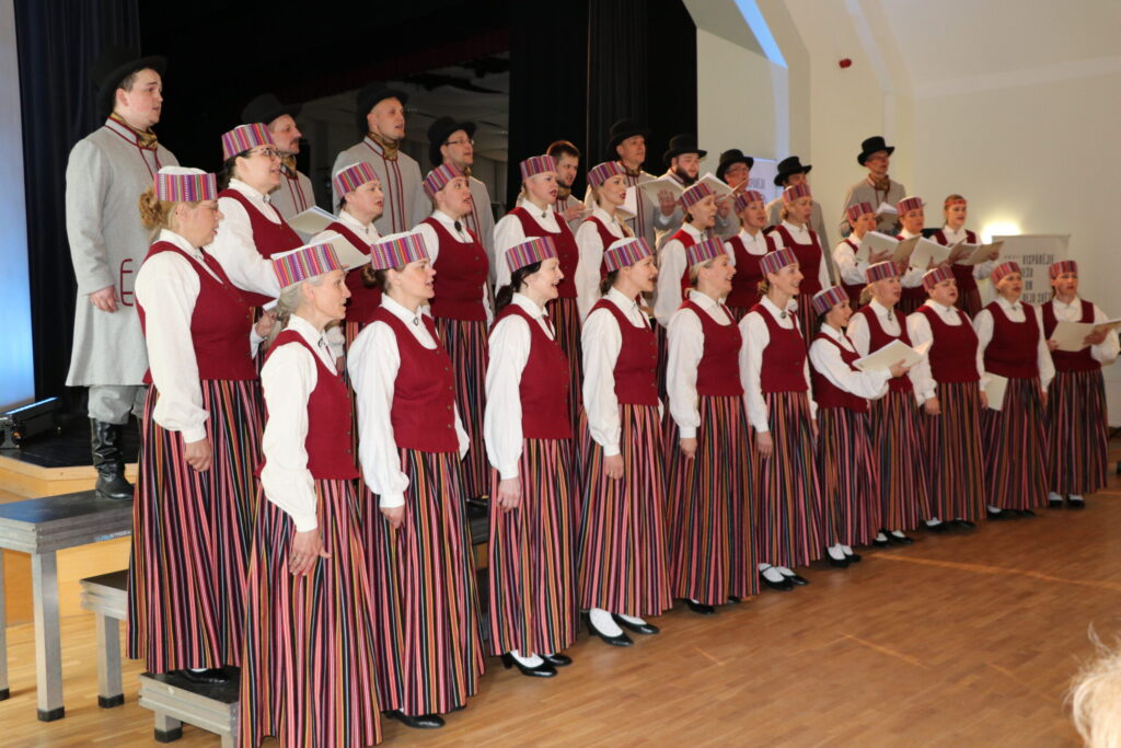 Koris “Harmonija” dziesmu un deju svētku koru koprepertuāra pārbaudes skatē.
Autors: Foto: Dace Plaude