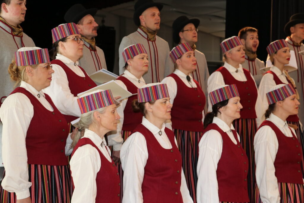 Koris “Harmonija” dziesmu un deju svētku koru koprepertuāra pārbaudes skatē.
Autors: Foto: Dace Plaude