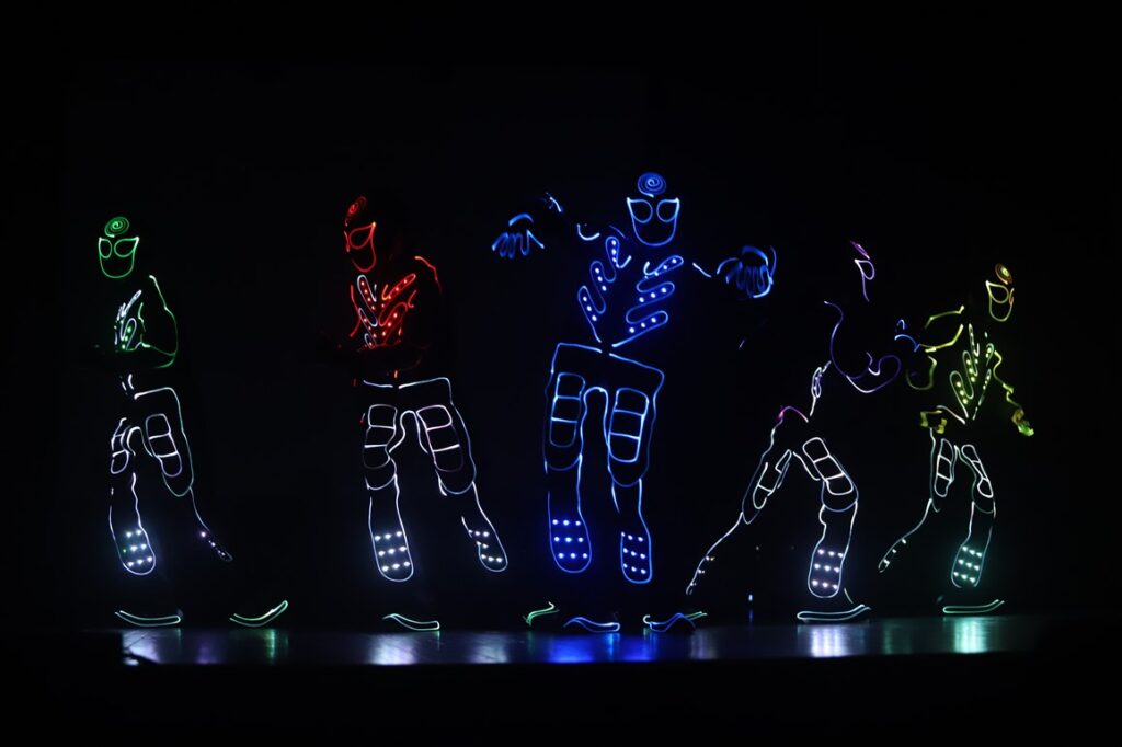 Neizpalika arī priekšnesumi, kur dominēja gaismas un skaņa.
Autors: Foto: Gatis Bogdanovs