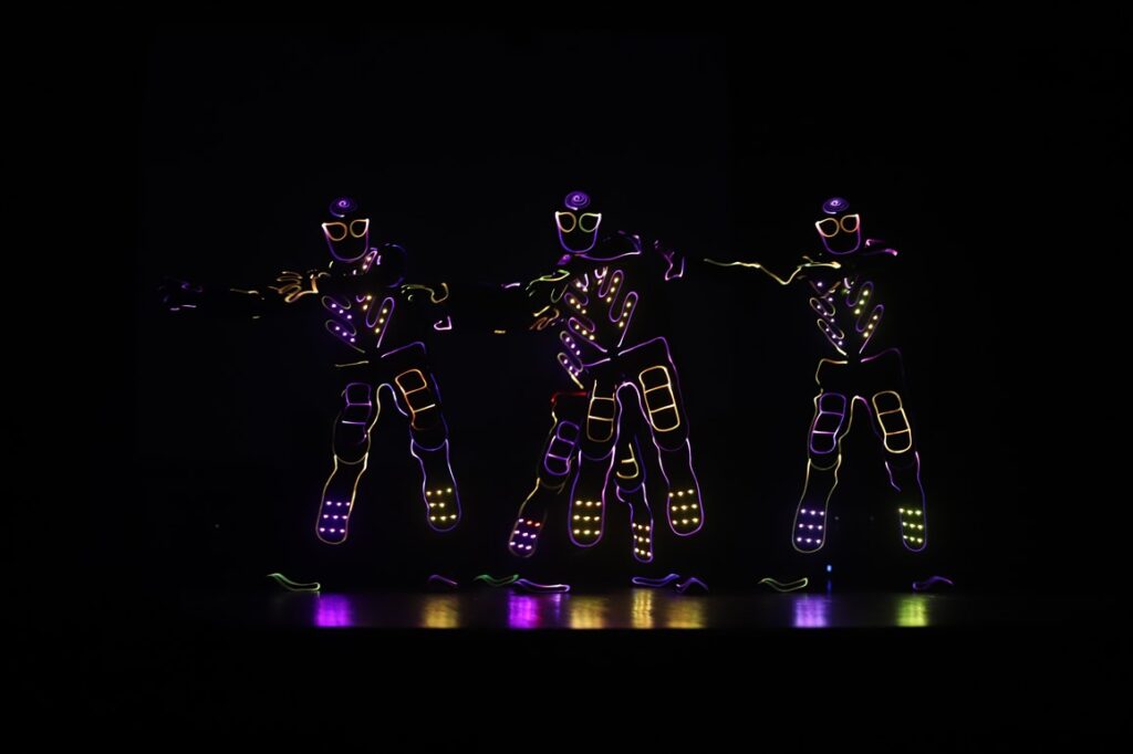 Neizpalika arī priekšnesumi, kur dominēja gaismas un skaņa.
Autors: Foto: Gatis Bogdanovs