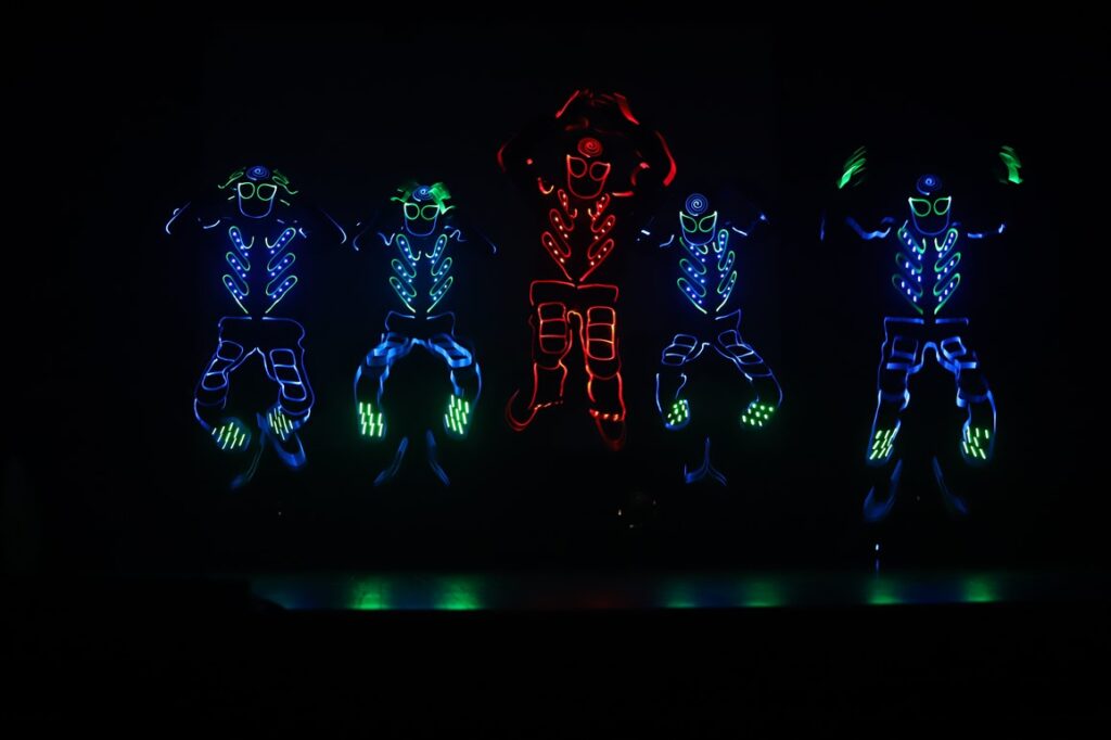 Neizpalika arī priekšnesumi, kur dominēja gaismas un skaņa.
Autors: Foto: Gatis Bogdanovs