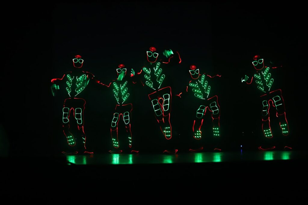 Neizpalika arī priekšnesumi, kur dominēja gaismas un skaņa.
Autors: Foto: Gatis Bogdanovs