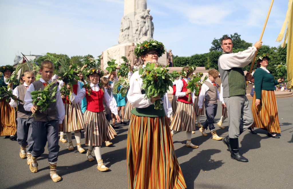 LEJASCIEMA pamatskolas deju kolektīvs “Sudaliņa”.
Autors: Foto: Gatis Bogdanovs
