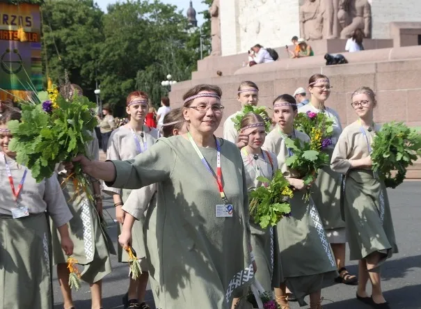 TIRZAS UN STĀĶU pamatskolu apvienotais koris.
Autors: Foto: Gatis Bogdanovs