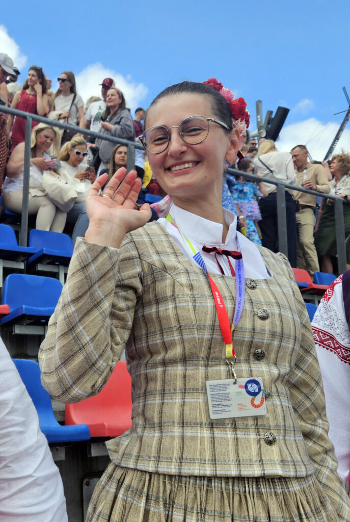 NOVADA skolu deju kolektīvu virsvadītāja Zane Meiere.
Autors: FOTO: GINTA ALBERTE